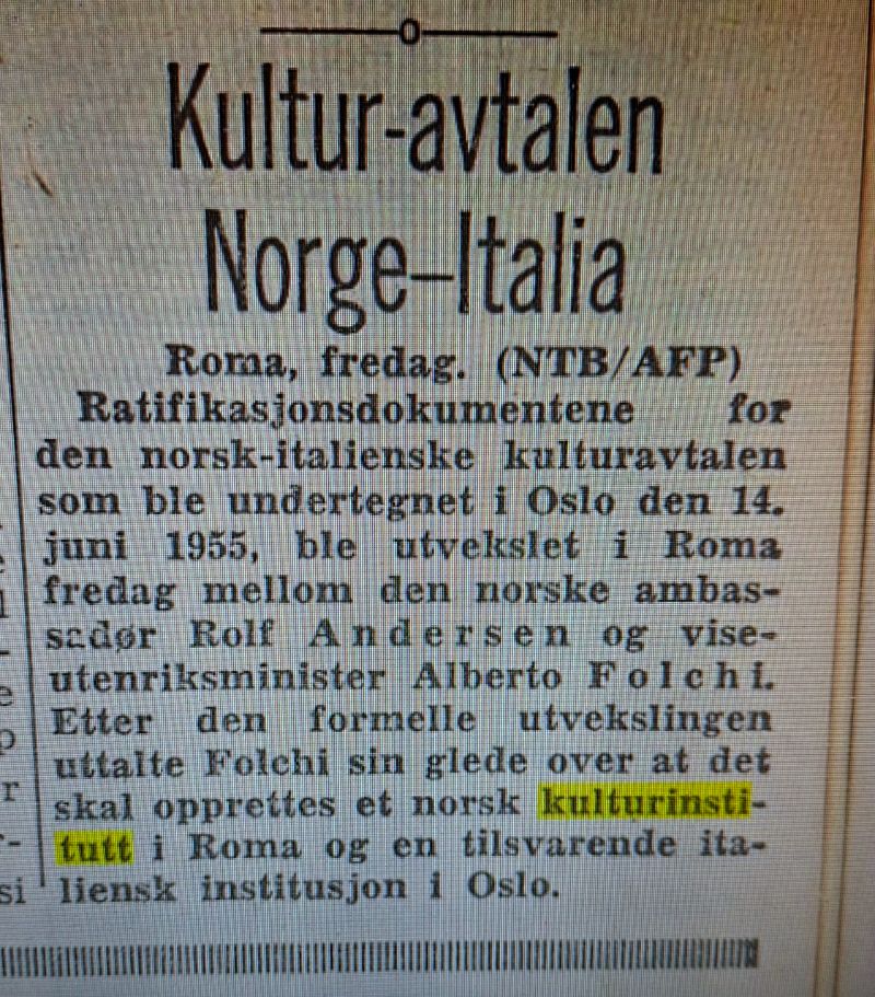 Pagina del giornale Arbeiderbladet del 29 dicembre 1956