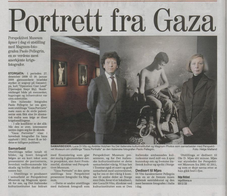 Articolo del giornale itromso del 26 aprile 2014